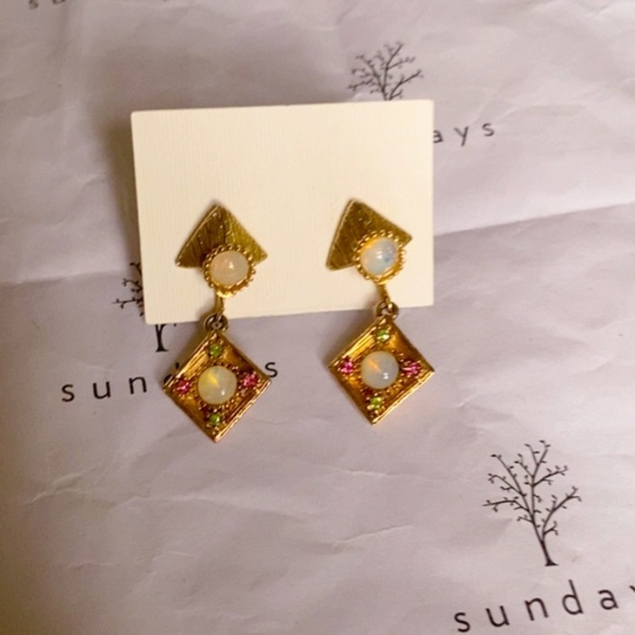 True Vintage Art Deco Style Earrings - Picture 6 of 9